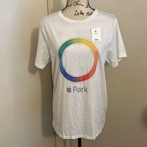 Apple Park California 95014 White Graphic Shirt